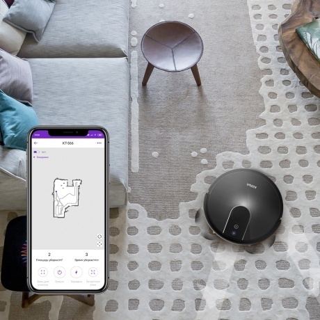 Робот-пылесос Kitfort КТ-566 - фото 4