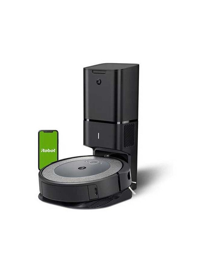 Робот-пылесос iRobot Roomba i3+, черный робот пылесос irobot roomba e5