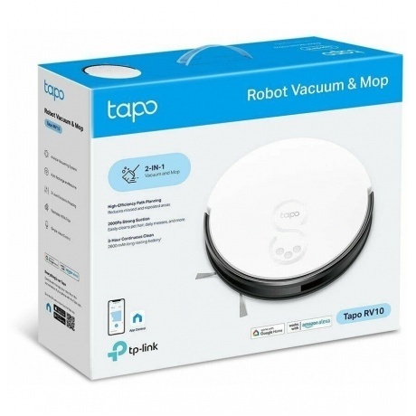 Робот-пылесос TP-Link Tapo RV10 25Вт белый - фото 15
