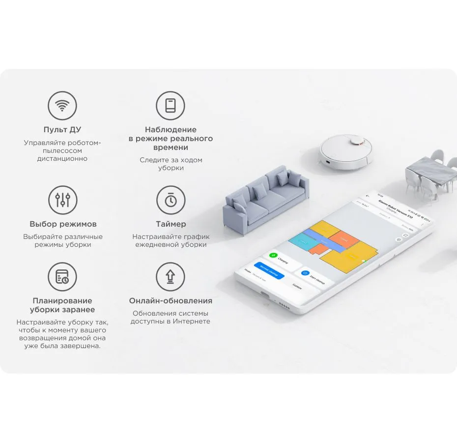 Робот-пылесос Xiaomi Robot Vacuum S10 EU - фото 29