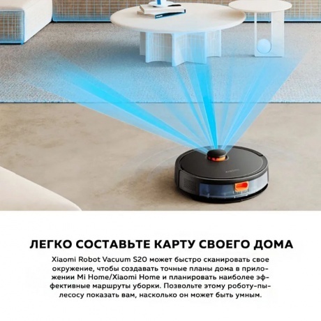 Робот-пылесос Xiaomi Robot Vacuum S20 EU (BHR8629EU) White - фото 14