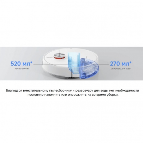 Робот-пылесос Xiaomi Robot Vacuum S40 (BHR084AEU) - фото 16