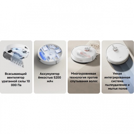 Робот-пылесос Xiaomi Robot Vacuum S40 (BHR084AEU) - фото 21