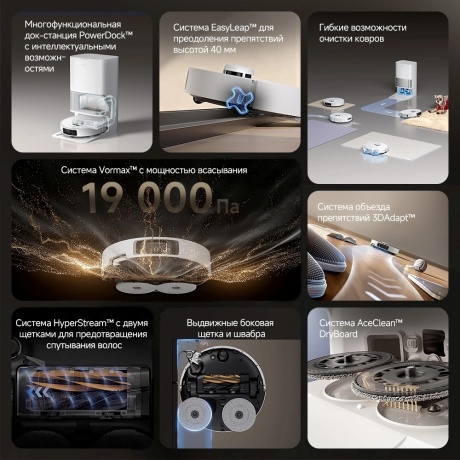 Робот-пылесос Dreame Robot Vacuum L40s Ultra (RLL22SE) White - фото 11