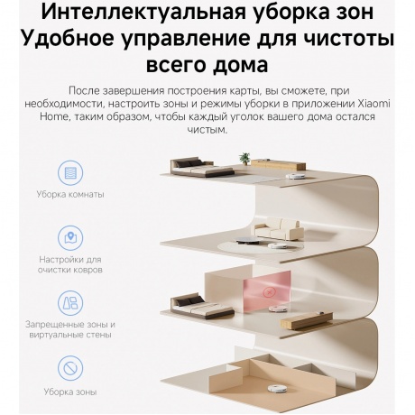 Робот-пылесос Xiaomi Robot Vacuum H40 (BHR07XBEU) White - фото 45