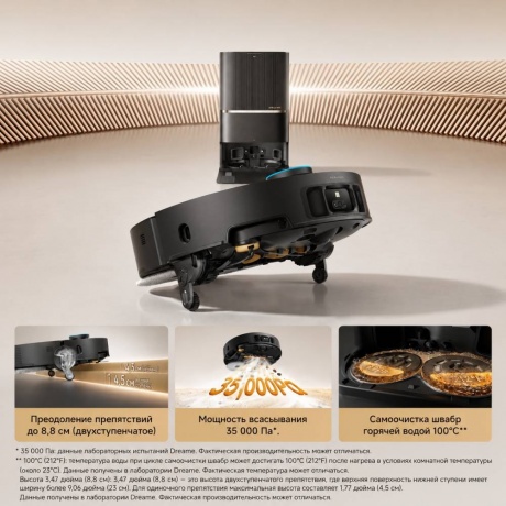 Робот-пылесос Dreame L60 Pro Ultra RU (RLL56CE) Black - фото 8