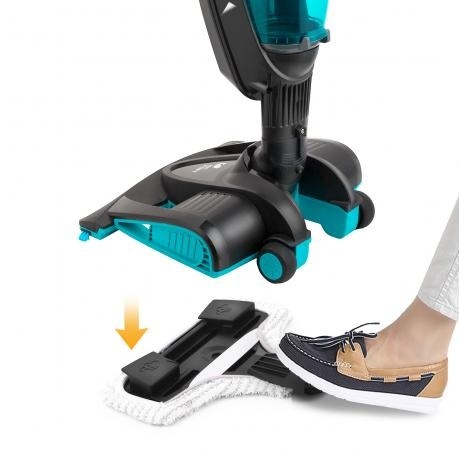 Пылесос вертикальный паровой Kitfort КТ-535-1 черный - фото 8