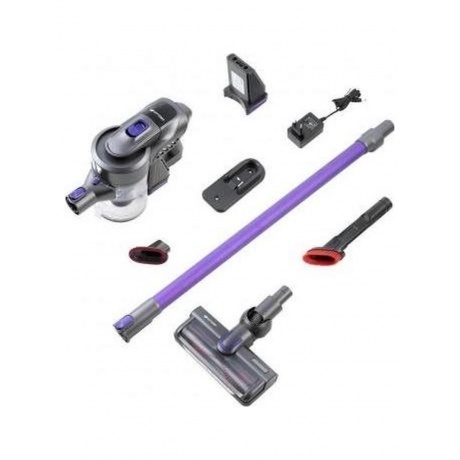 Пылесос беспроводной Kitfort КТ-543-1 фиолетовый - фото 3