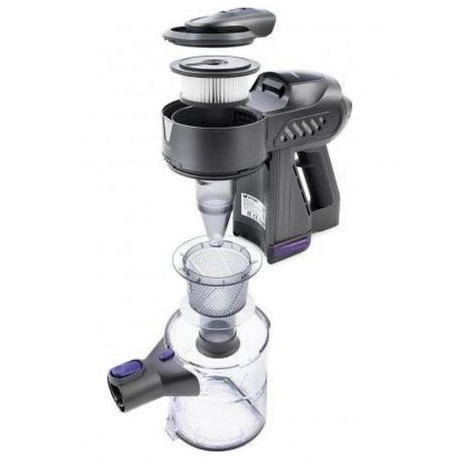 Пылесос беспроводной Kitfort КТ-543-1 фиолетовый - фото 5