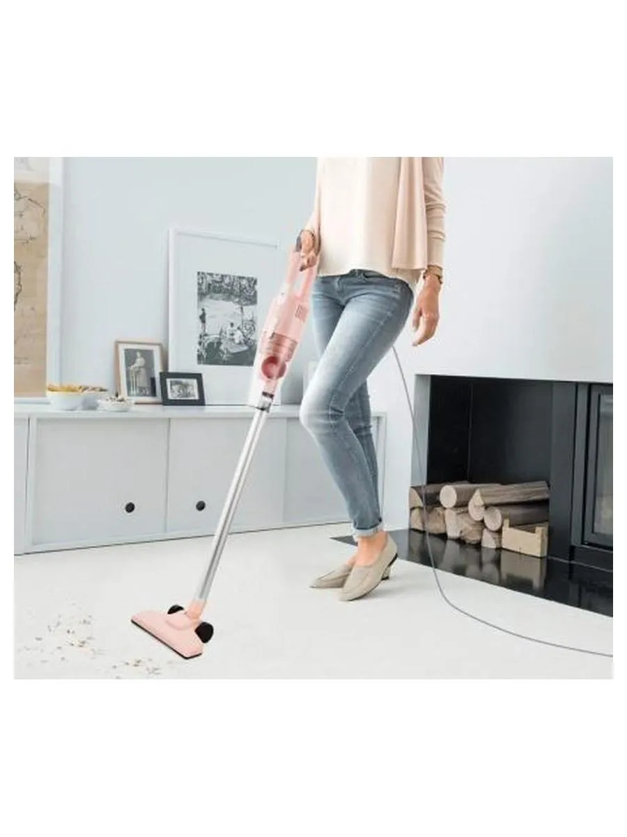 Пылесос вертикальный Kitfort КТ-586-3 розовый - фото 2