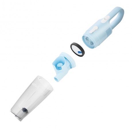 Пылесос вертикальный Kitfort КТ-586-2 голубой - фото 6