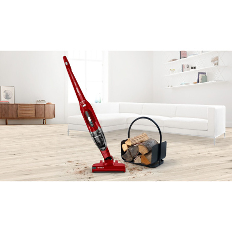 Вертикальный пылесос (handstick) Bosch BBHF214R красный - фото 11