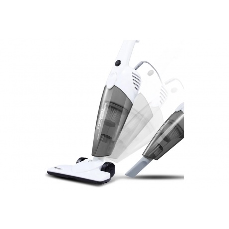 Пылесос вертикальный Deerma DX118C RU, белый/серый - фото 7