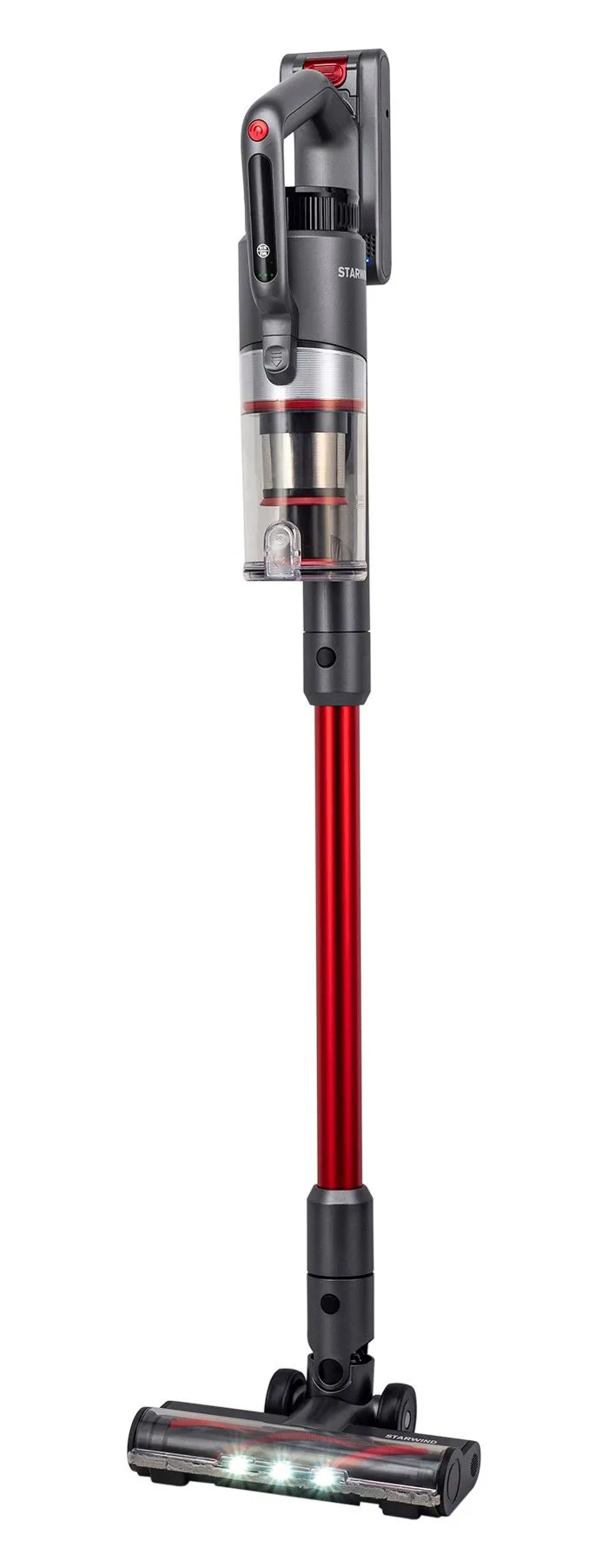 Пылесос ручной Starwind SCH9945 170Вт серебристый/красный - фото 3