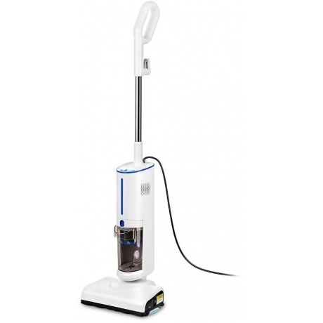 Пылесос вертикальный паровой Kitfort КТ-5157-3 бело-синий