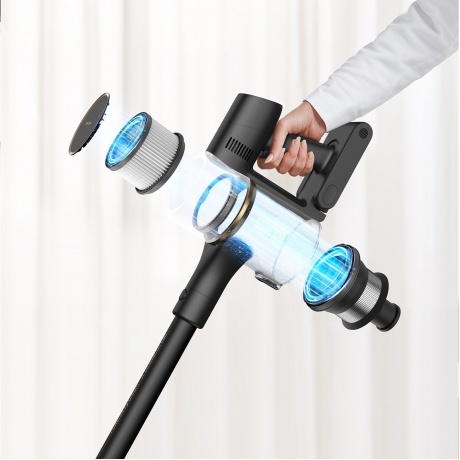 Пылесос вертикальный Dreame Cordless Vacuum Cleaner R10 Pro Black - фото 36