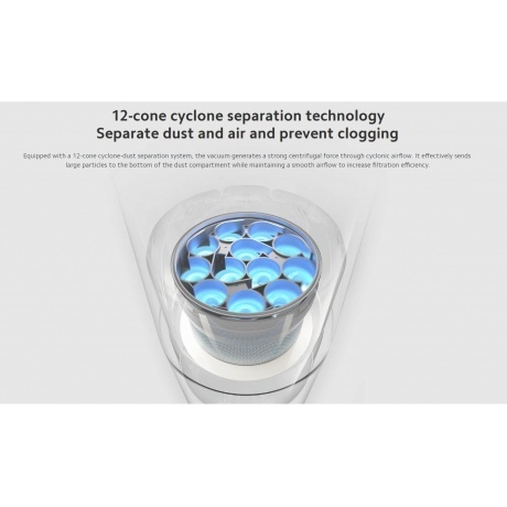 Вертикальный пылесос Xiaomi Vacuum Cleaner G20 EU (BHR8831EU) - фото 14