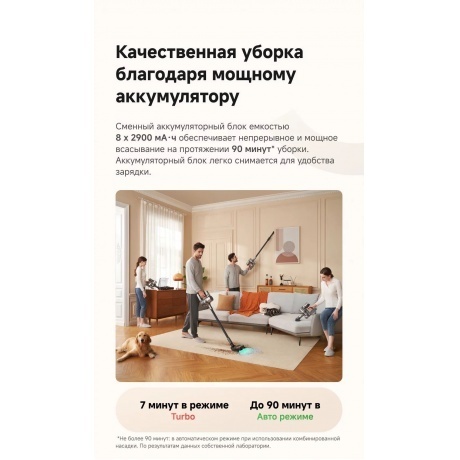 Пылесос беспроводной Dreame R20 Aqua (VTV21A) - фото 23