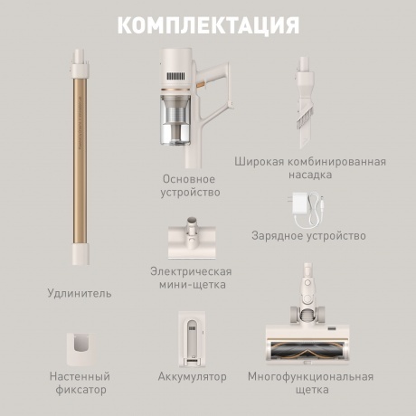 Пылесос беспроводной Dreame U20 Cordless Vacuum Cleaner (VPV11A) - фото 28