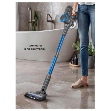 Пылесос беспроводной Kitfort КТ-5175-1 синий - фото 26