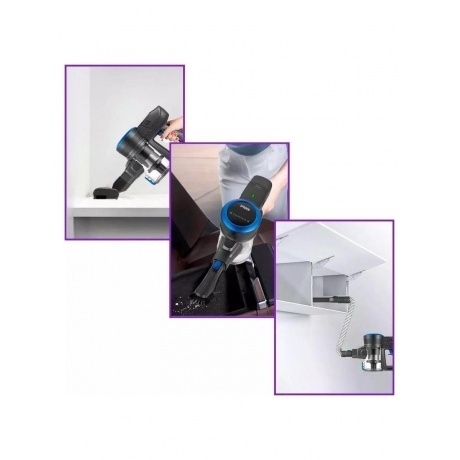 Пылесос беспроводной Kitfort КТ-5175-1 синий - фото 9