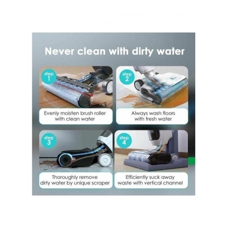 Вертикальный моющий пылесос Yoniev Wet &amp; Dry U5s - фото 22