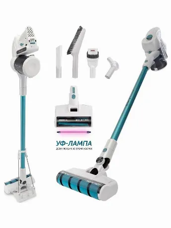 Пылесос портативный PVCS 4000 HandStick PRO Белый/Бирюзовый