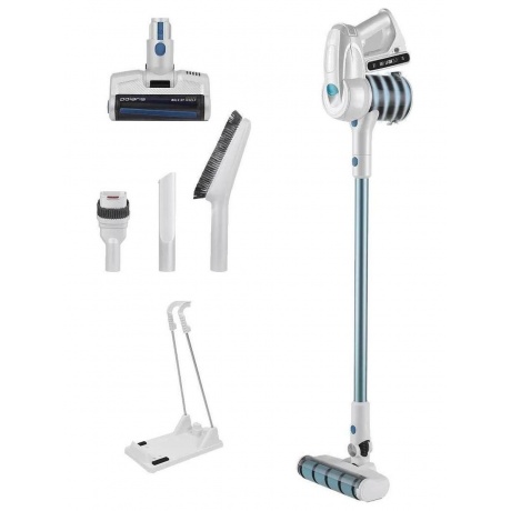 Пылесос портативный PVCS 4000 HandStick PRO Белый/Бирюзовый - фото 2