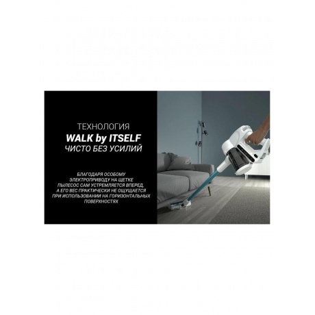 Пылесос портативный PVCS 4000 HandStick PRO Белый/Бирюзовый - фото 18