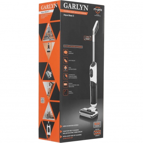 Пылесос беспроводной, моющий Garlyn Aqua Base 3 - фото 14