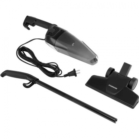 Пылесос ручной Starwind SCH1550 800Вт черный - фото 11