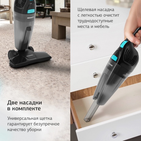 Пылесос ручной Starwind SCH1550 800Вт черный - фото 41