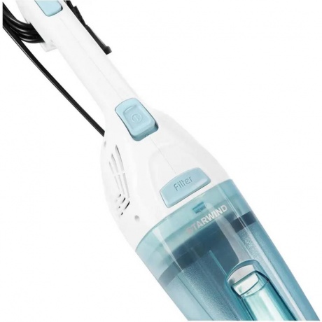 Пылесос ручной Starwind SCH1650 800Вт белый - фото 12