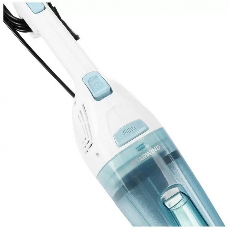 Пылесос ручной Starwind SCH1650 800Вт белый - фото 3