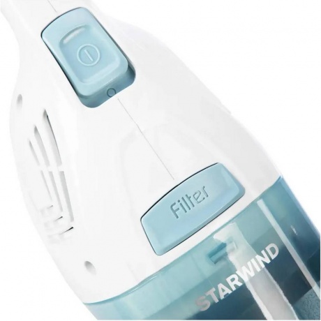 Пылесос ручной Starwind SCH1650 800Вт белый - фото 8