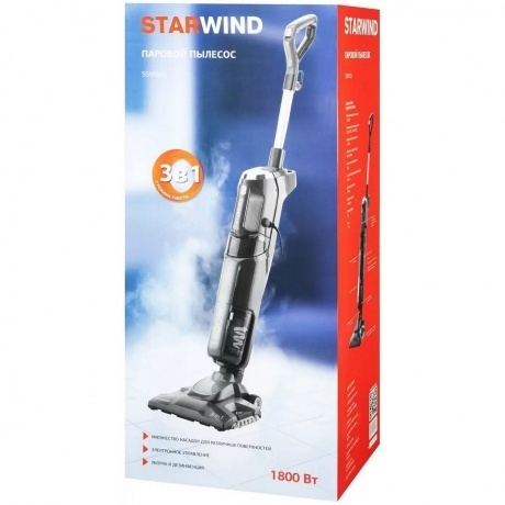 Пылесос паровой Starwind SSV9555 1800Вт темно-серый/серебристый - фото 9