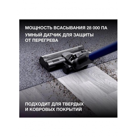 Пылесос Hyundai HYV-S7970 500Вт серый/синий - фото 23