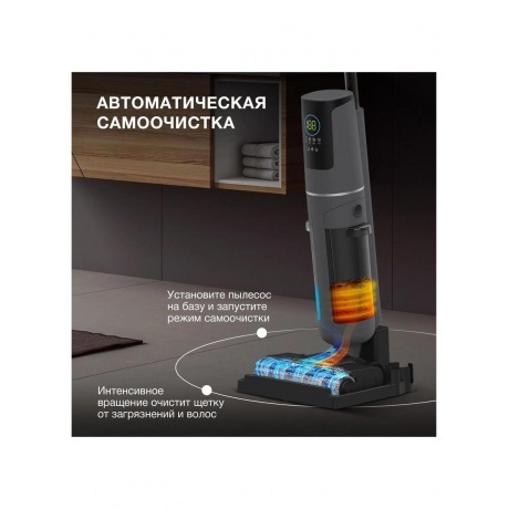 Пылесос моющий Hyundai HYV-S01AQUA 200Вт серый/черный - фото 24