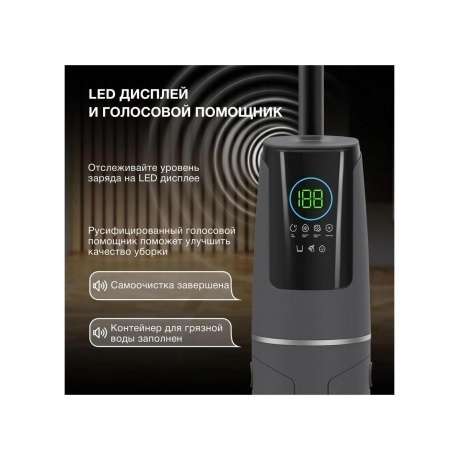 Пылесос моющий Hyundai HYV-S01AQUA 200Вт серый/черный - фото 25