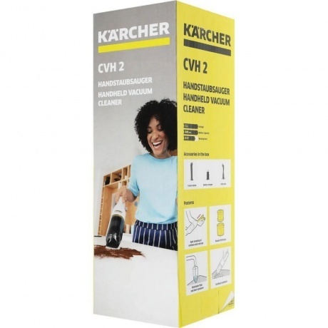 Пылесос ручной Karcher CVH 2 70Вт белый/черный - фото 10