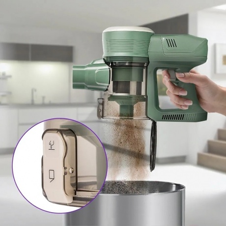 Вертикальный пылесос КТ-5272 отличное состояние - фото 9