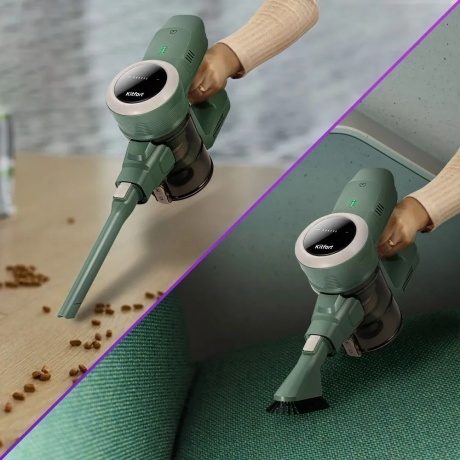 Вертикальный пылесос КТ-5272 отличное состояние - фото 10