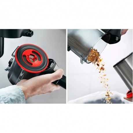 Вертикальный пылесос (handstick) Bosch BCS711PET черный/красный - фото 7