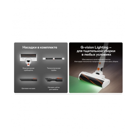 Пылесос вертикальный со станцией самоочистки GARLYN MDC-1200 - фото 12