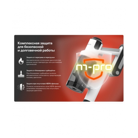 Пылесос вертикальный со станцией самоочистки GARLYN MDC-1200 - фото 15