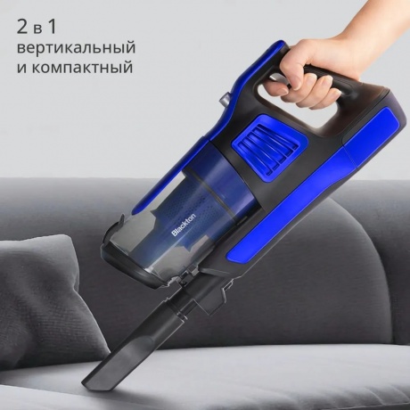 Вертикальный пылесос Blackton Bt VCA1401B Black/Blue - фото 3