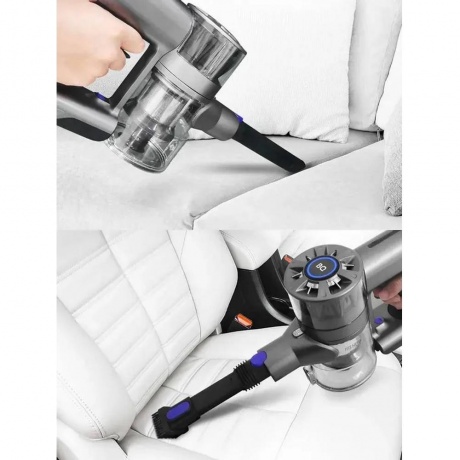 Вертикальный пылесос BQ VC0801H Grey - фото 5