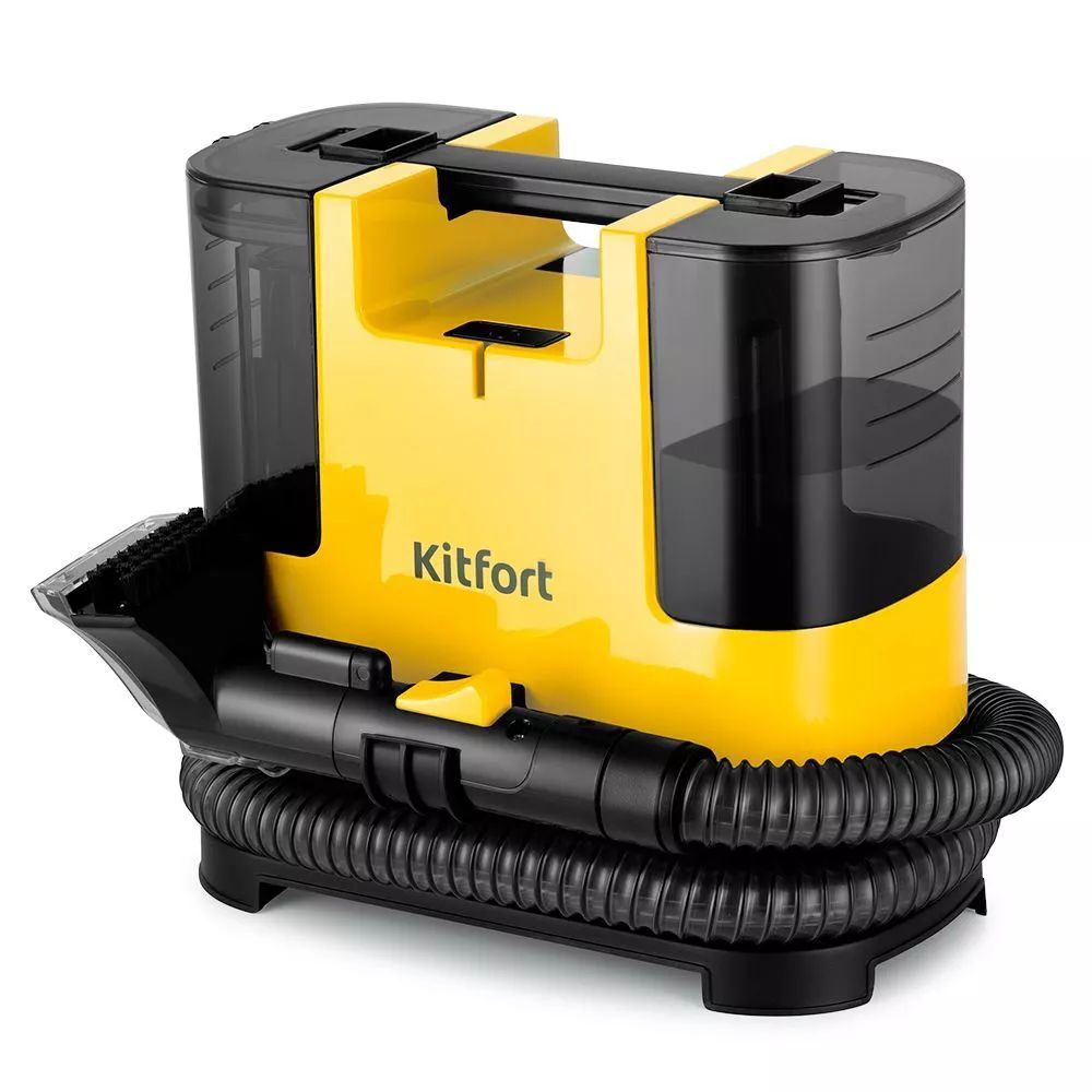 Моющий пылесос Kitfort КТ-5162-3 черно-желтый