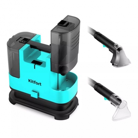 Моющий пылесос Kitfort КТ-5162-2 черно-зеленый - фото 8