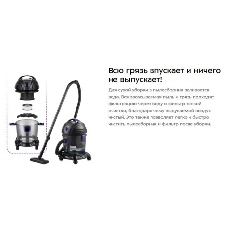 Пылесос хозяйственный Kitfort КТ-5144 - фото 10